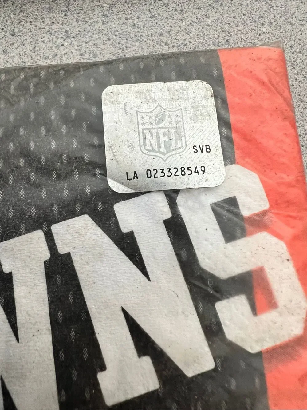 Vintage Cleveland Browns Official NFL Football Team Party Napkins New 2012